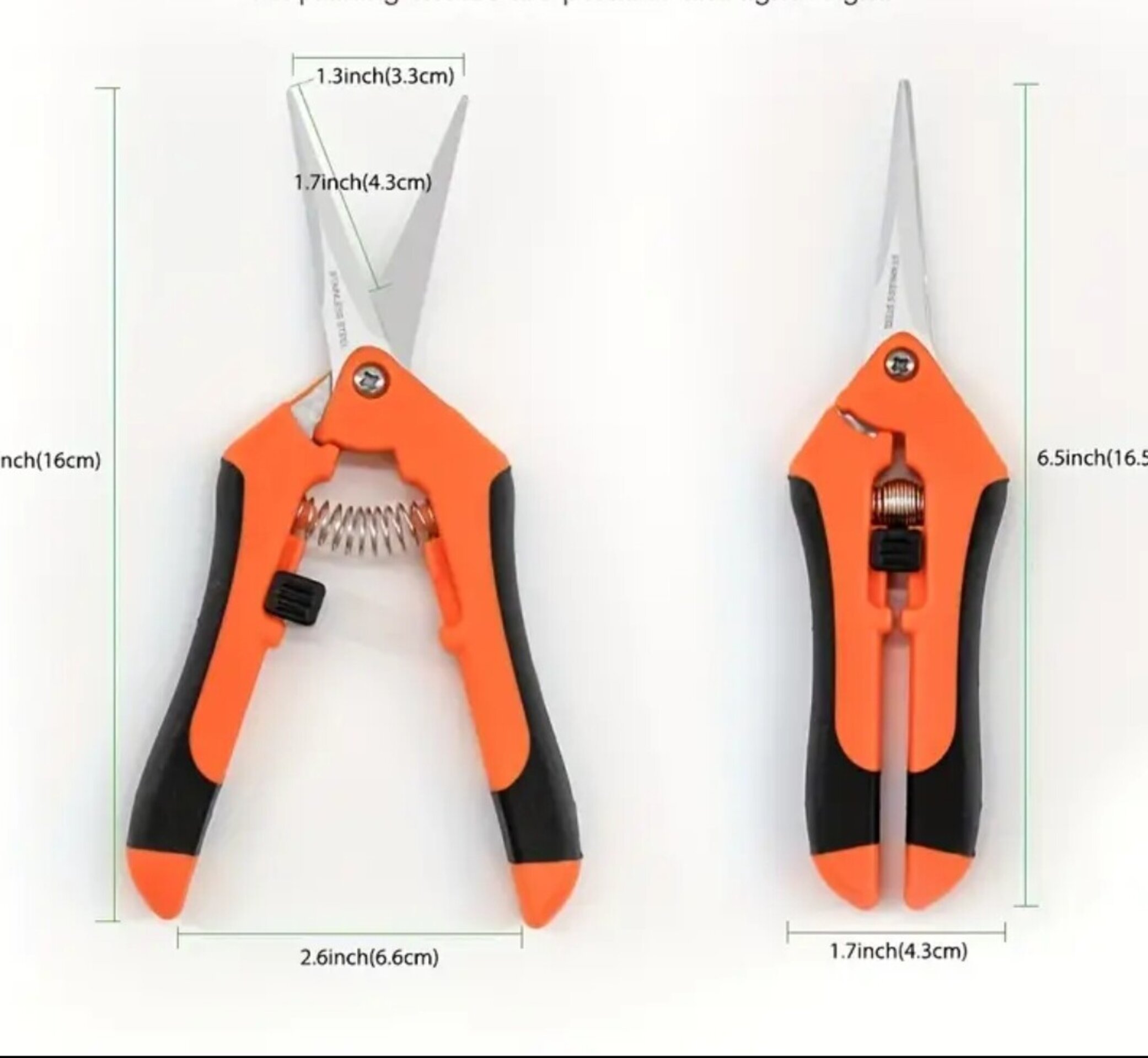 Tijera Para Recoger Fruta Naranja - 5